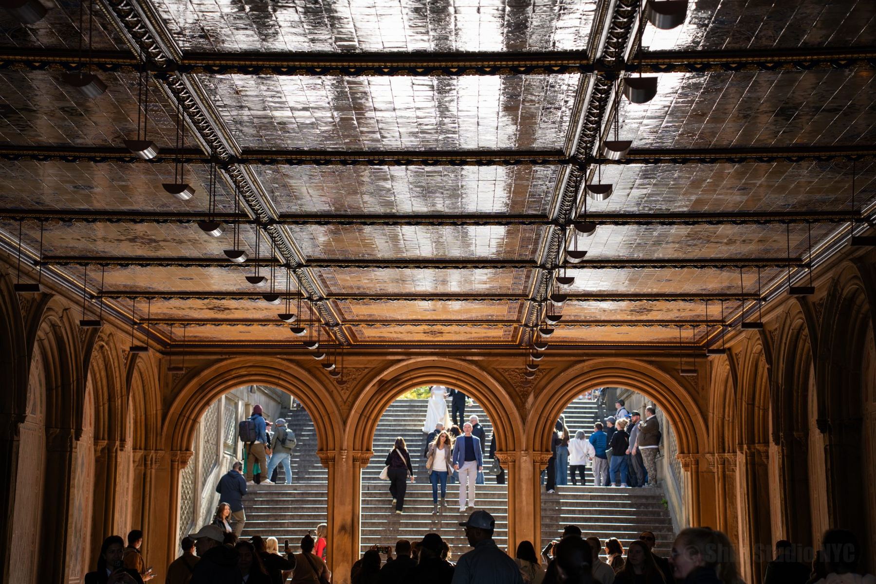 The tiled arcade at Bethesda Terrace, Central Park